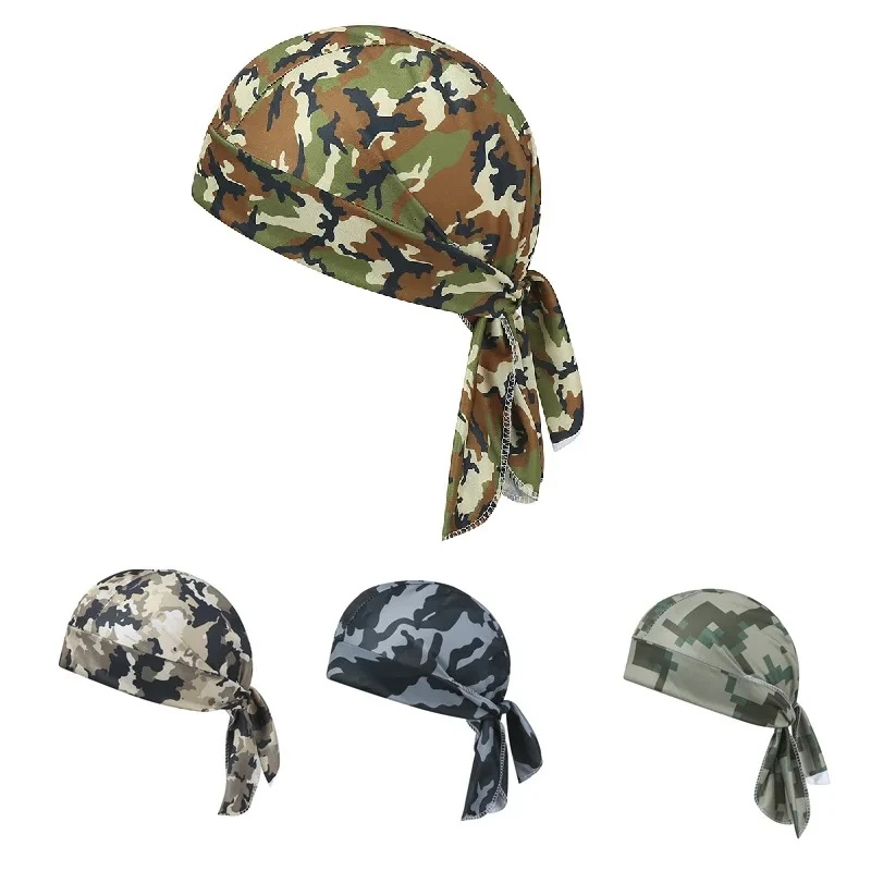 Headband Summer Knit - Camouflage Headband Bandana Handkerchief Head Man