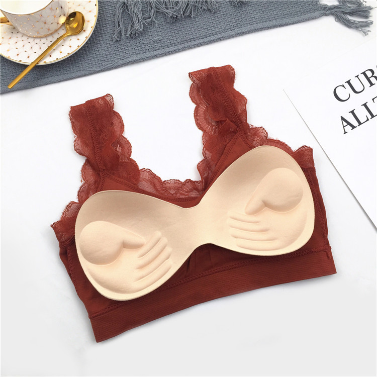 3D Sexy lace Lingerie Seamless - Bralette Triangle Set review and price
