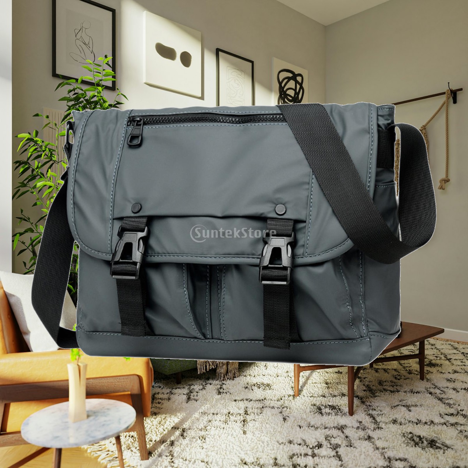 Messenger Bag Multilayer Pocke - Tote Bag Beach review and price