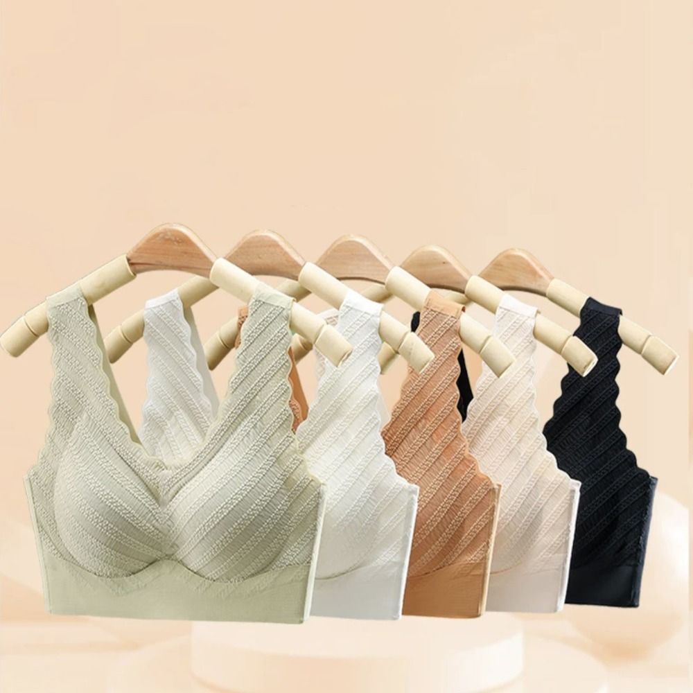 Seamless Bubble Lace Bra Widen - Bralette Triangle Set review and price