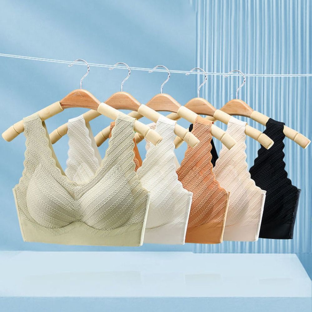Seamless Bubble Lace Bra Widen - Bralette Triangle Set review and price
