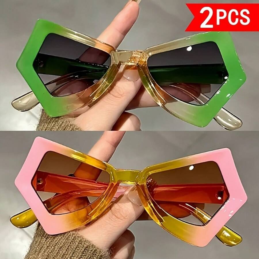 Two-Piece Set Style, Irregular - Sunglasses Cat Eye review and price