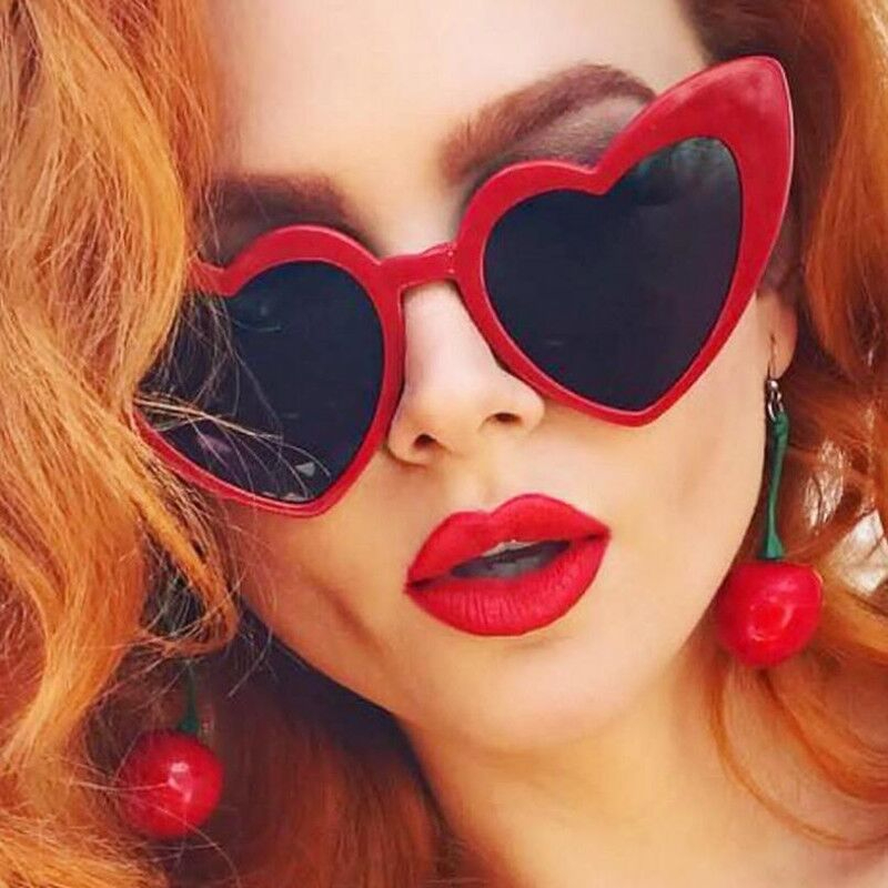 Love Heart Cat Eye Sunglasses  - Sunglasses Cat Eye review and price